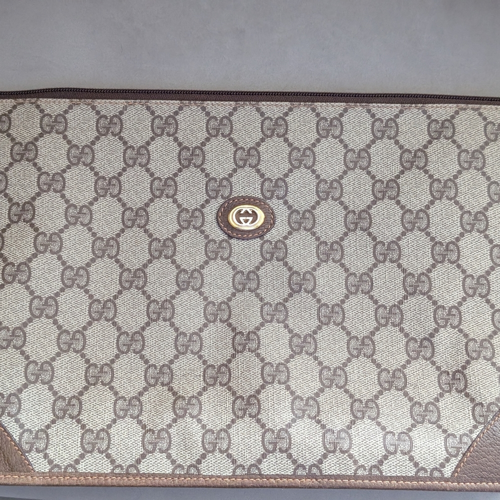 Gucci Monogram Clutch